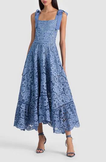 Alice + Olivia Rosalee Tie Strap Lace Sundress | Nordstrom | Nordstrom