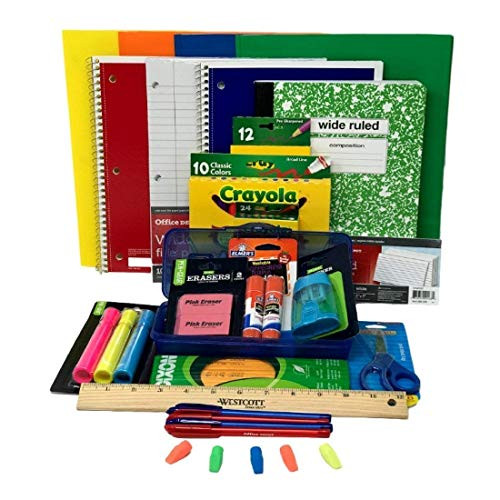 Combined Elementary School Supply Pack for Boys 26 Pieces , Kindergarten, 1st, 2nd, 3rd, 4th, 5th an | Amazon (US)