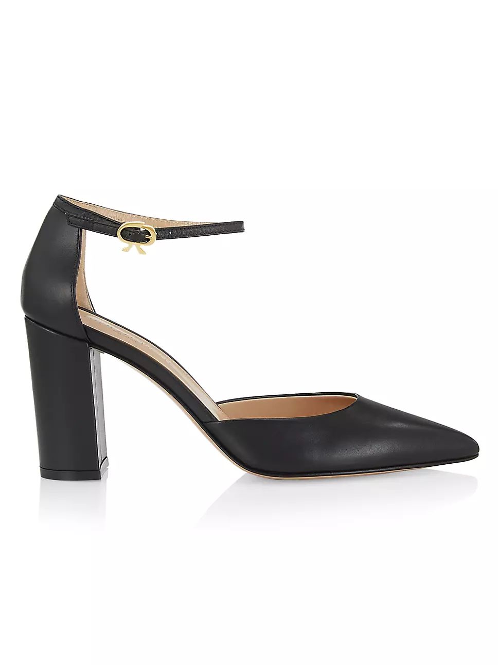 Piper Anklet 85 Leather Glove Pumps | Saks Fifth Avenue