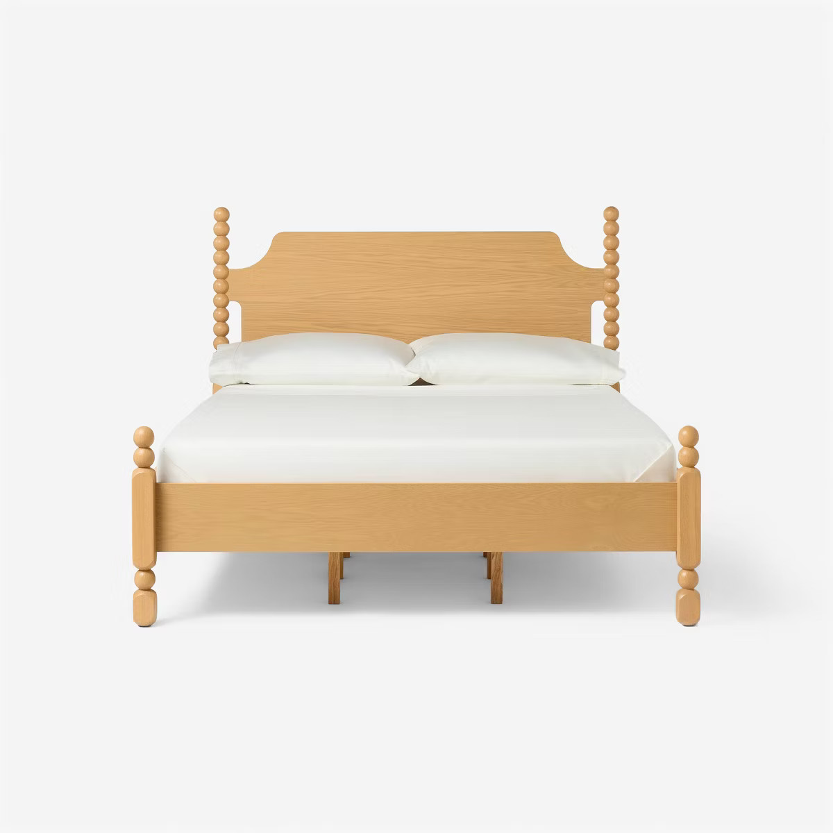 Modern Turned Wood Bed Brown - Threshold™ designed with Studio McGee | Target