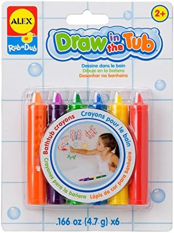 Alex Rub a Dub Draw in the Tub Crayons Kids Bath Activity | Amazon (US)