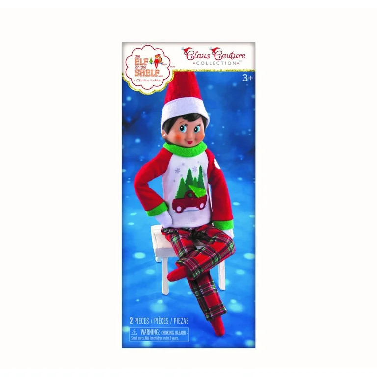 The Elf on the Shelf Tree Farm PJs for Scout Elves | Walmart (US)