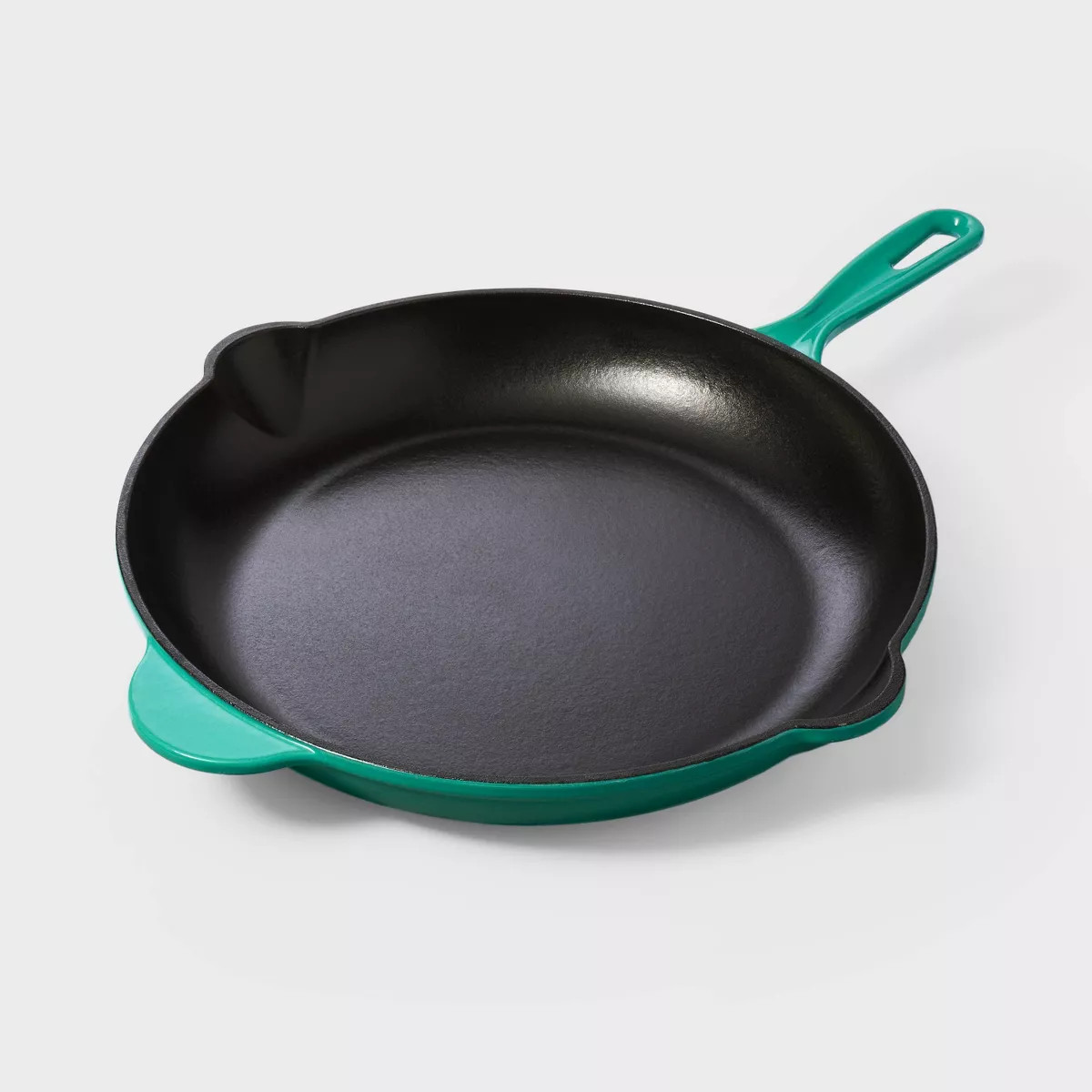 12" Enameled Cast Iron Fry Pan Green - Tabitha Brown for Target: Skillet, Even-Heating, Oven-Safe... | Target