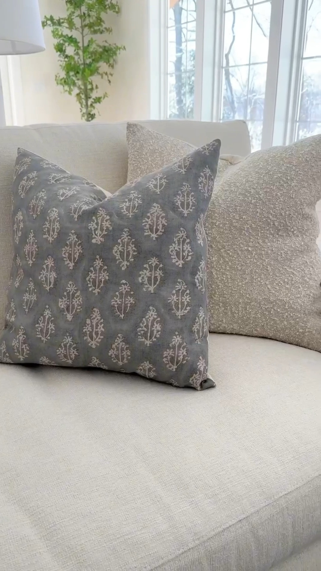 Loving these pillows together! Pairing a texture with a pattern is my go to for throw pillows. 

#LTKHome