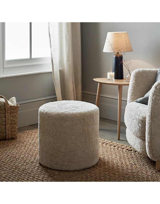 Sheepskin Stool | The White Company UK & ROW