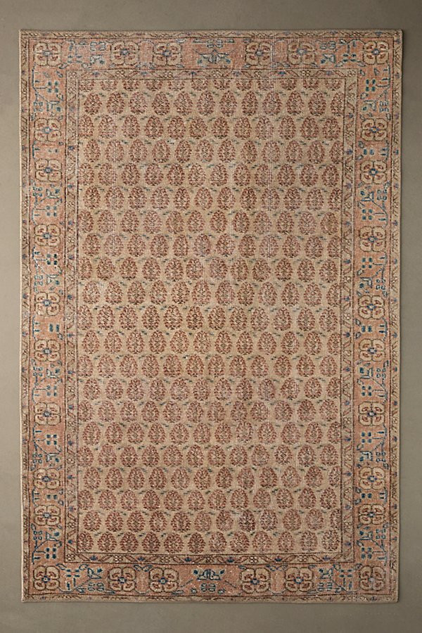Billie Floral Printed Performance Rug in Rose at Urban Outfitters | Urban Outfitters (US and RoW)