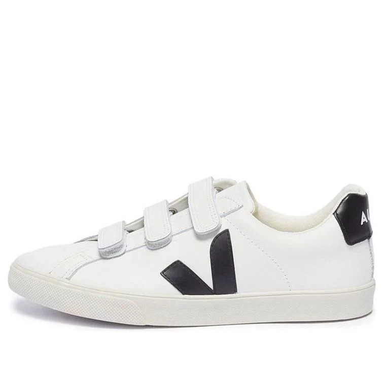 Veja Esplar 3-Lock Velcro 'White Black' | KICKS CREW