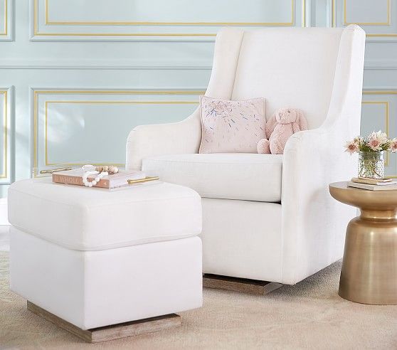 Merced Glider & Ottoman | Pottery Barn Kids