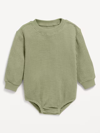 Long-Sleeve Thermal-Knit Romper for Baby | Old Navy (US)