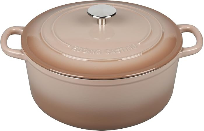 EDGING CASTING Enameled Dutch Ovens Cast Iron Dutch Oven Pot with Lid for Bread Baking, Cook, Dua... | Amazon (US)