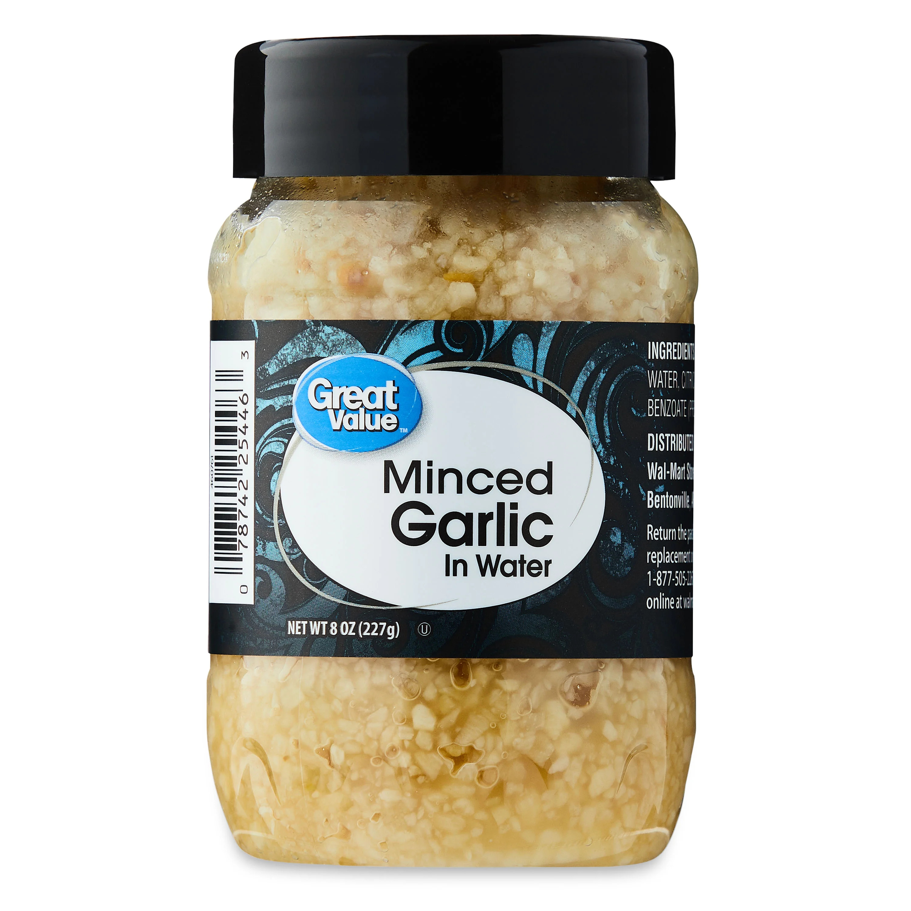 Great Value Minced Garlic in Water, 8 oz | Walmart (US)