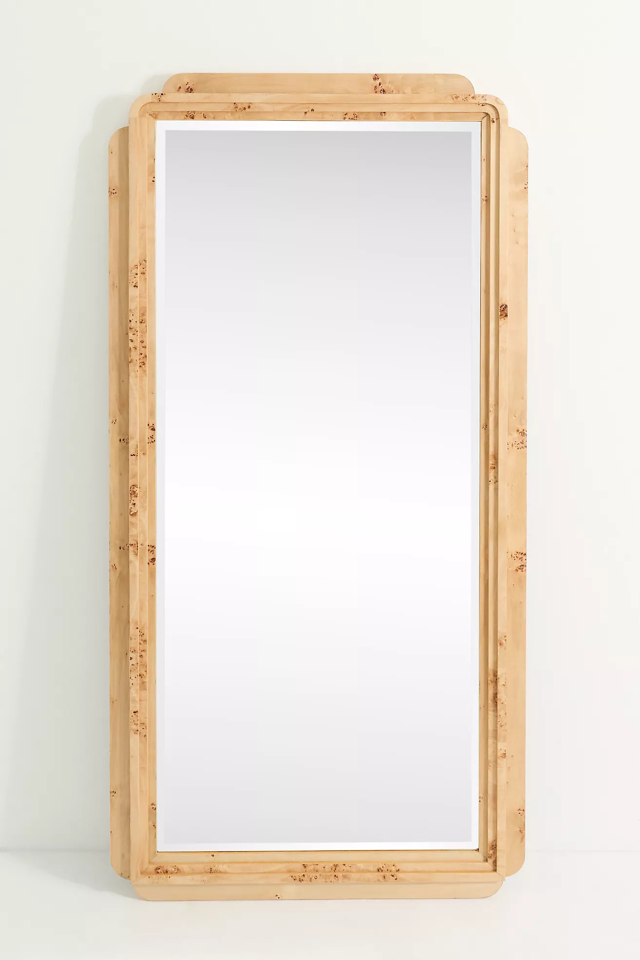 Betti Burl Wood Floor Mirror | Anthropologie (US)