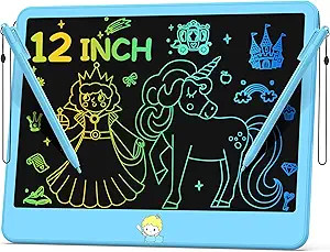 Hockvill LCD Writing Tablet for Kids 12 Inch, Toys for Boys Girls Drawing Pad for 3 4 5 6 7 Year ... | Amazon (US)