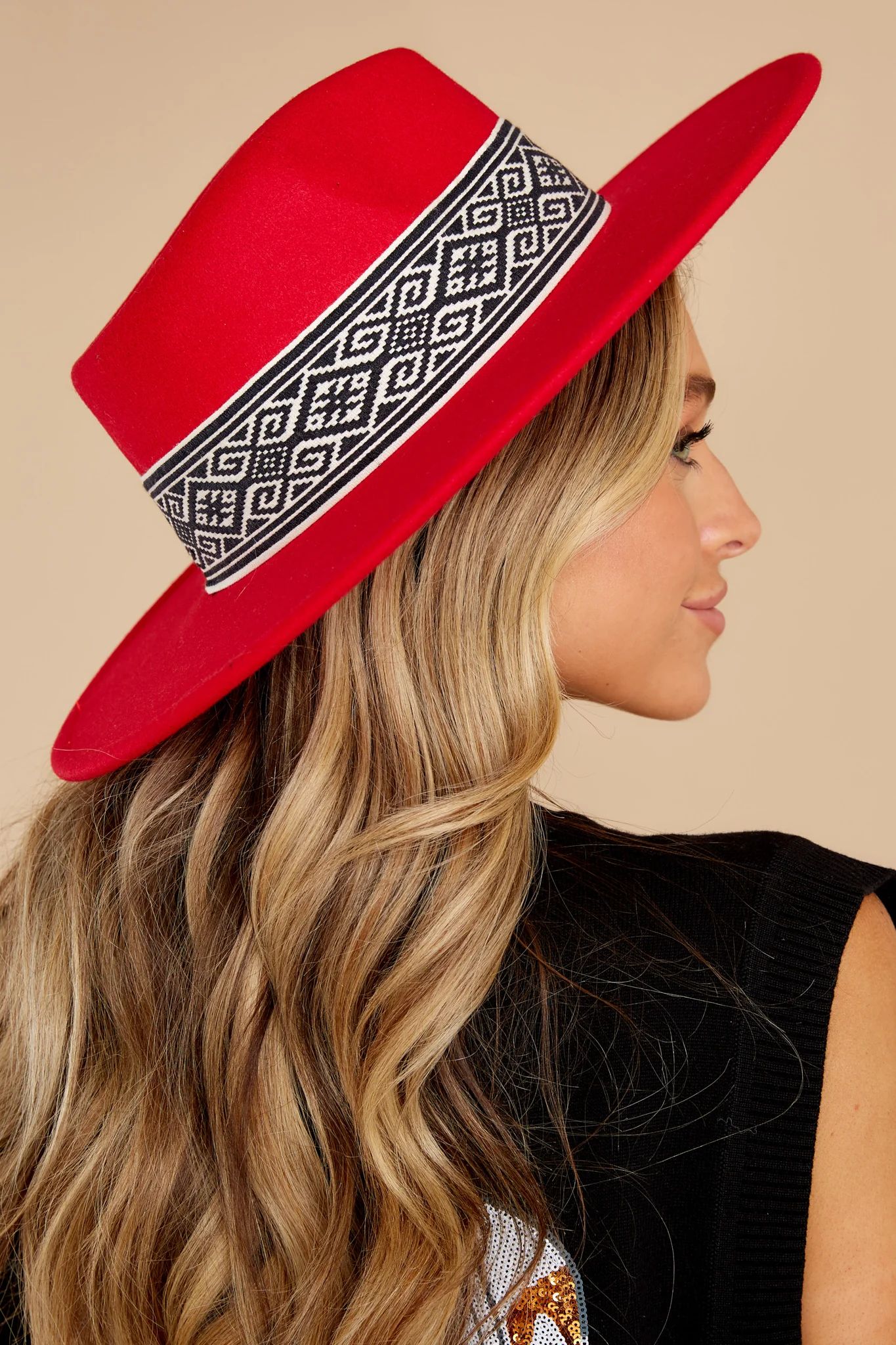 New Hot Topic Ruby Hat | Red Dress 
