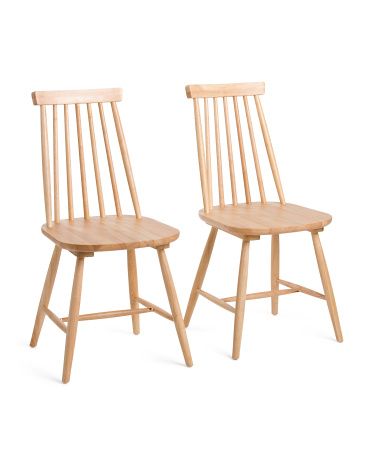 Set Of 2 Wood Dining Chairs | TJ Maxx