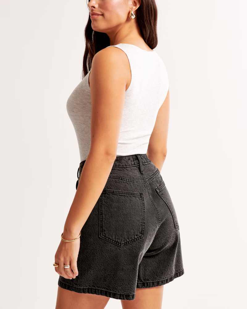 Curve Love High Rise Loose Short | Abercrombie & Fitch (US)