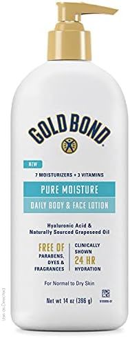 Gold Bond Pure Moisture Lotion, 14 oz., Ultra-lightweight Daily Body and Face Lotion | Amazon (US)