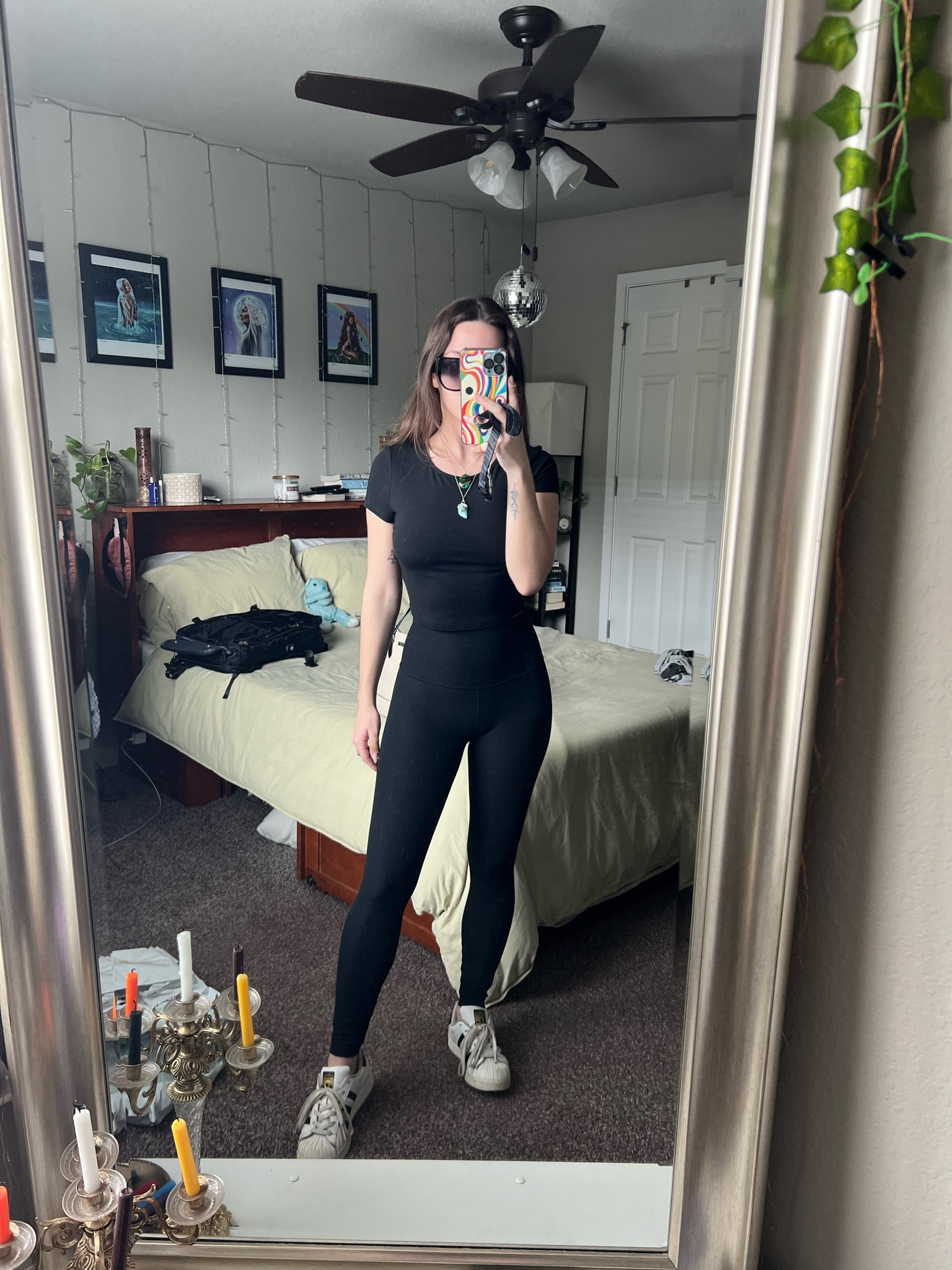 all black outfit, lululemon, align leggings 