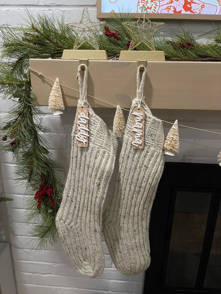 Christmas stockings on our mantle!

#LTKhome #LTKSeasonal #LTKHoliday