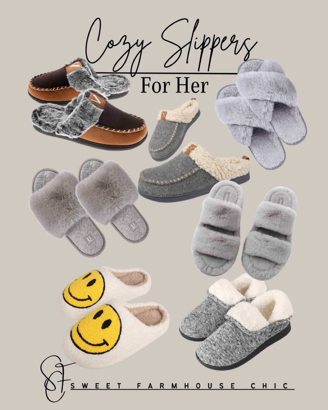 Cozy slippers for her!!

Gift idea, slippers, slip on slippers, fuzzy slippers, faux fur slippers



#LTKHoliday #LTKsalealert #LTKGiftGuide
