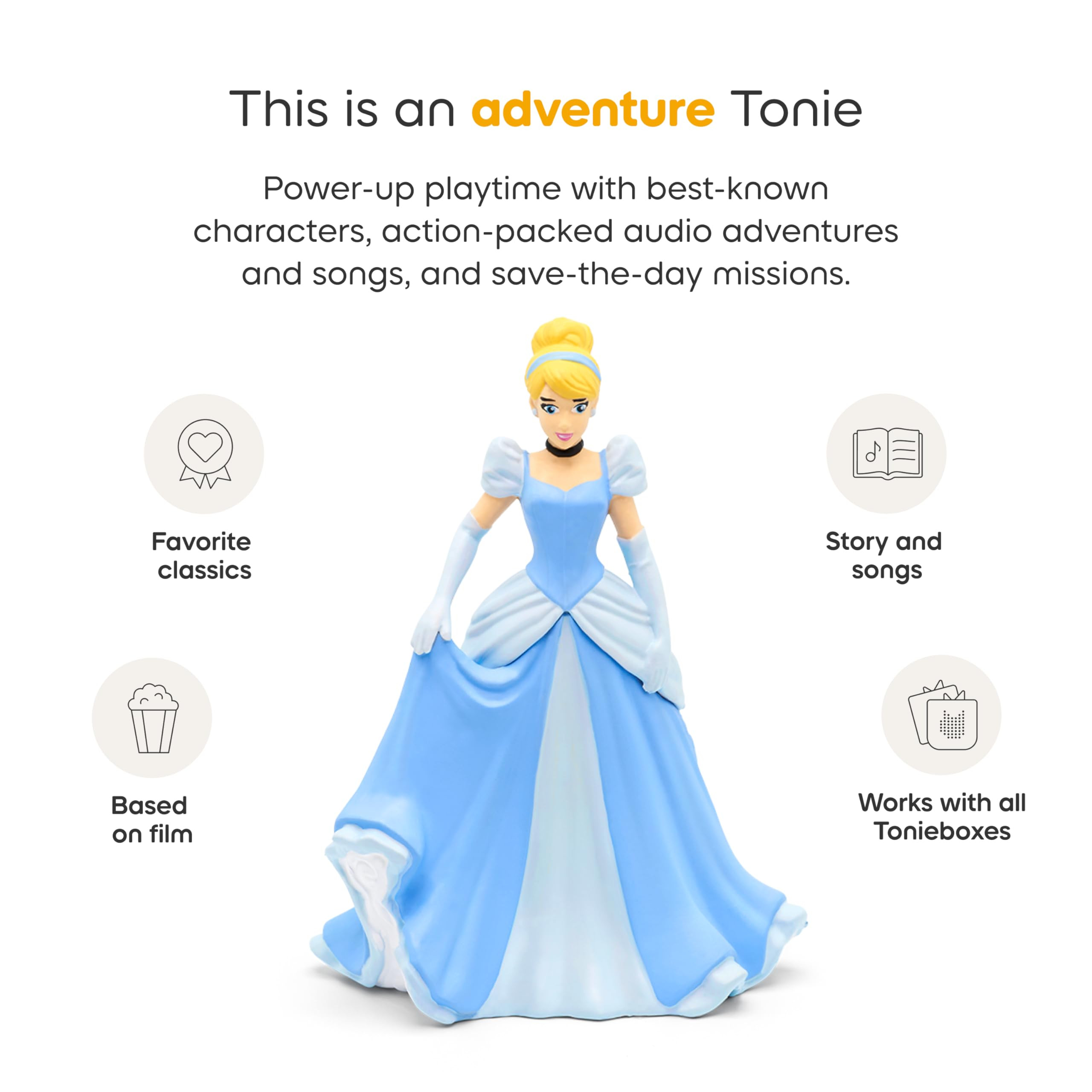 Tonies Cinderella Audio Toy Figurine from Disney | Amazon (US)