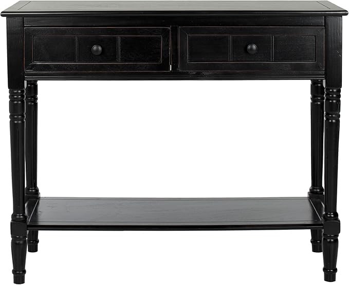 Safavieh American Homes Collection Samantha Distressed/Black 2-Drawer Console Table | Amazon (US)
