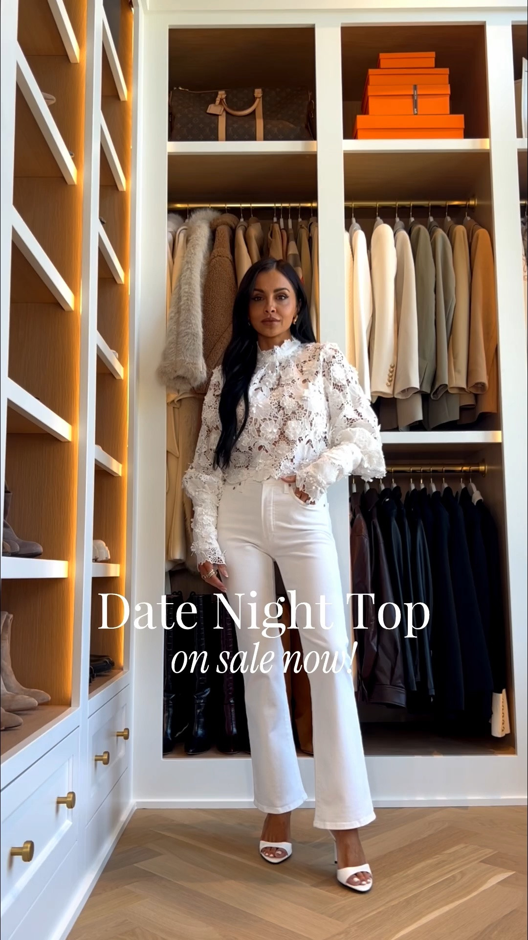 My favorite white jeans for spring
These white jeans that are actually flattering for date night 
Madewell crop white jeans from nordstrom wearing a 24
Bardot white lace top on sale now!
White heels from Nordstrom

Spring date night outfit, summer outfit ideas

#LTKOver40 #LTKSeasonal #LTKSaleAlert