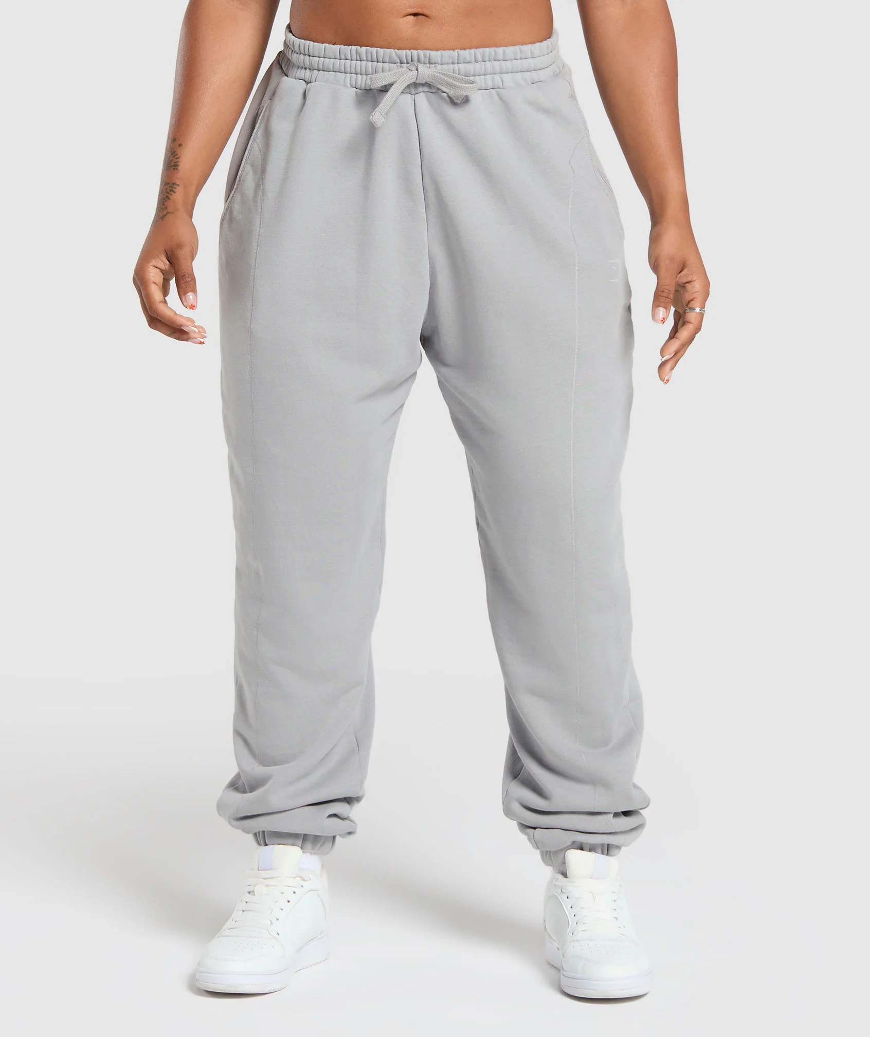 Gymshark Power Washed Joggers - Silver Grey | Gymshark US