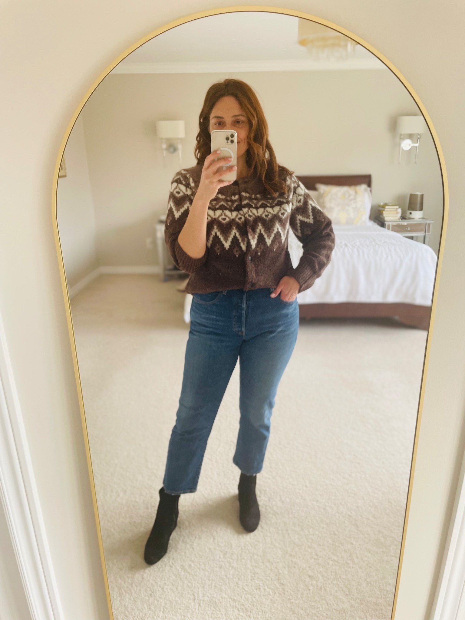 Fair isle continues to be huge for Fall25 🍂. This look is a favourite from last year but linking some beautiful options. 

#LTKover50style #LTKwinter #LTKmidsize