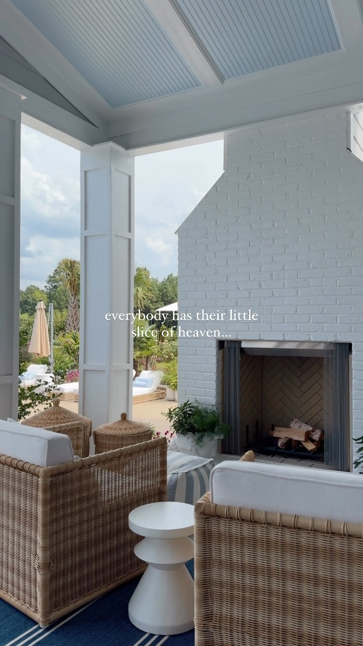 welcome to our little slice of heaven 🌤️ | there is still lots of things I want to accomplish back here, follow along for more backyard inspiration! 🫶🏼 

save + share 🌼✨
lots of furniture is @serenaandlily 
#backyard #backyarddesign #outdoorliving #outdoorspace #alfresco #outdoorfurniture #patio #gardendesign #outdoorinspiration #serenaandlily 

#LTKHome #LTKSeasonal #LTKStyleTip