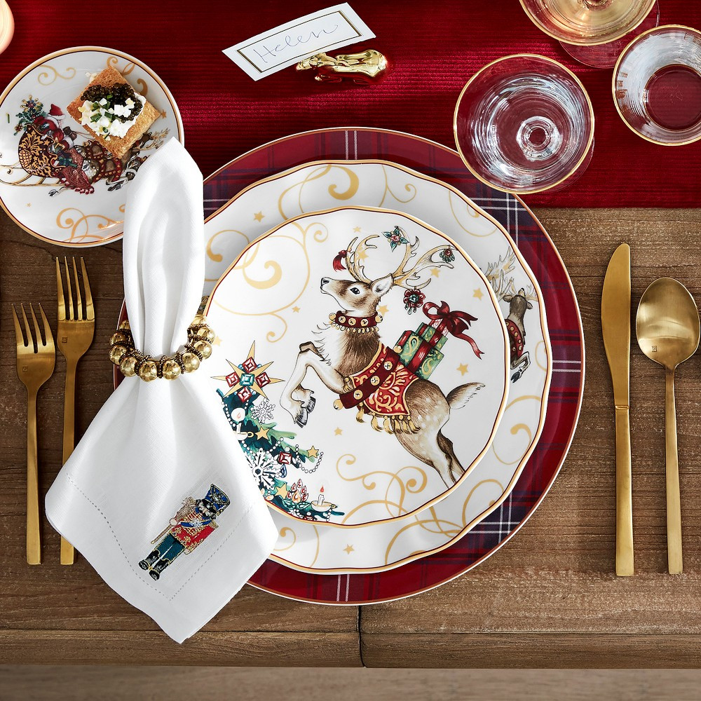 'Twas The Night Before Christmas Salad Plates | Williams-Sonoma