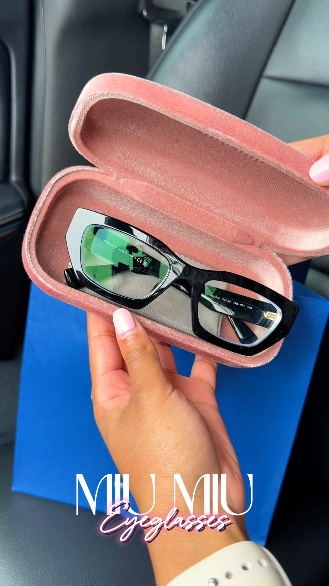 Loving the bold look these Miu Miu Frames give✨