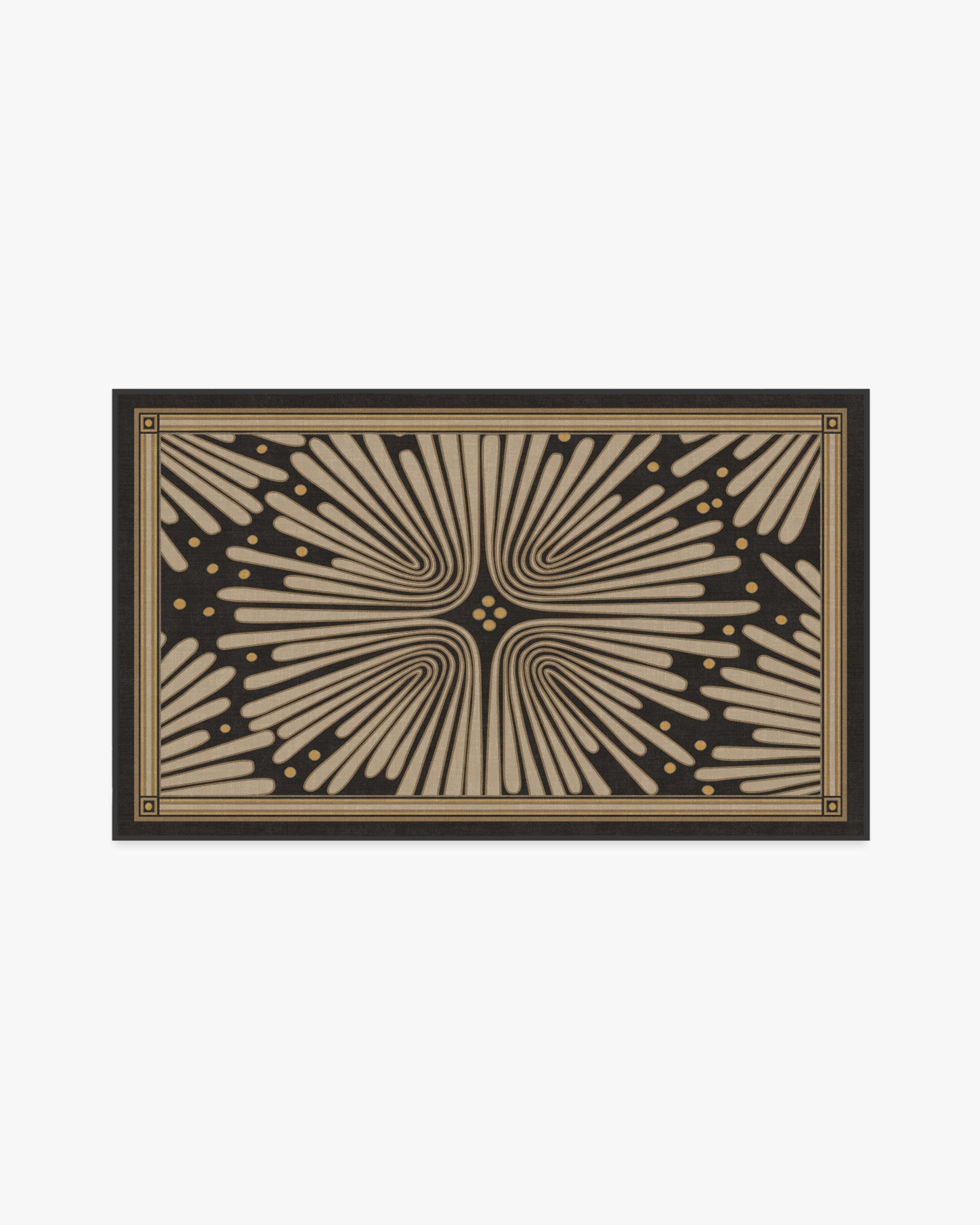 Jonathan Adler Gatsby Black & Gold Rug | Ruggable