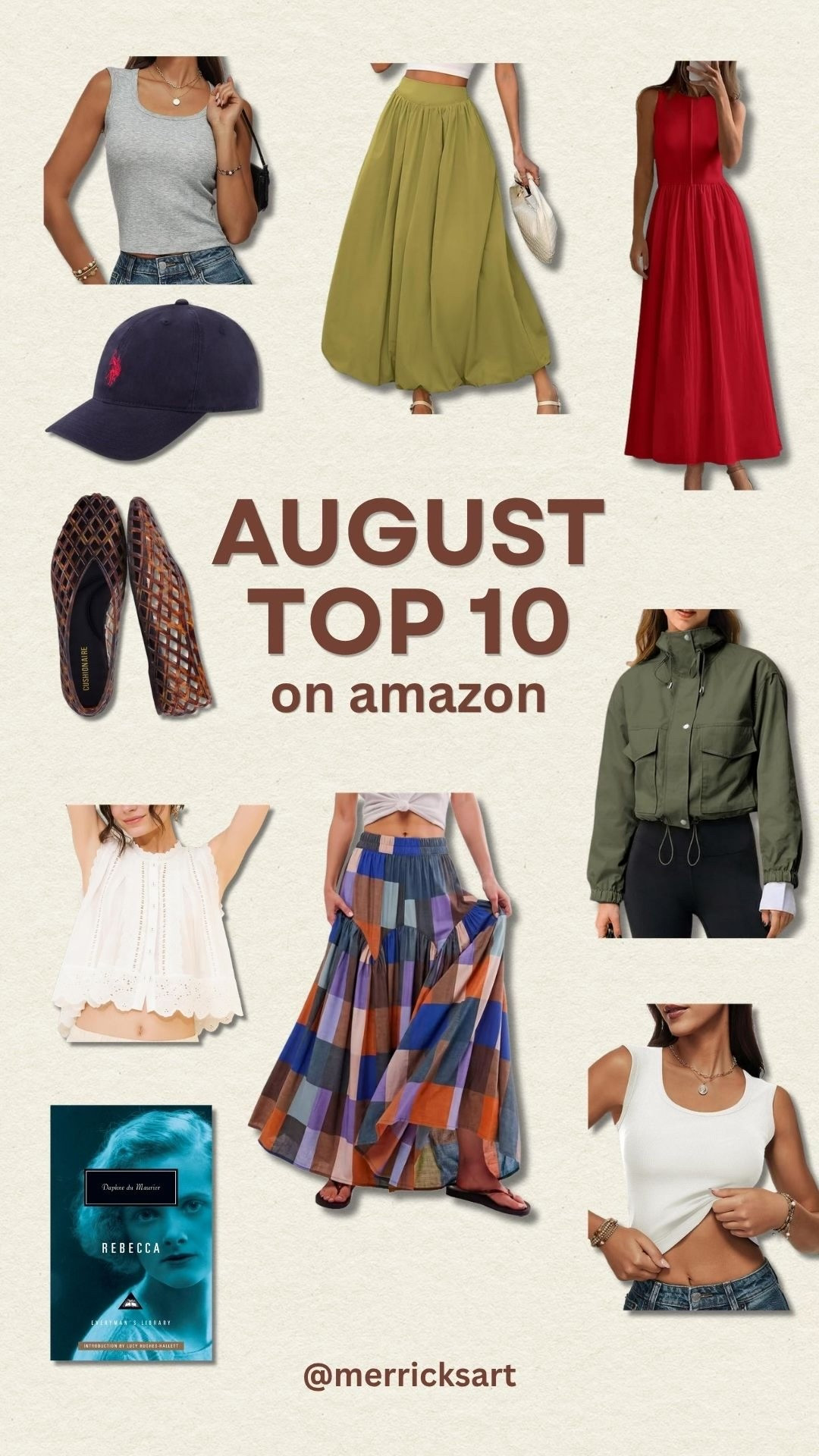 August top 10 from @amazon