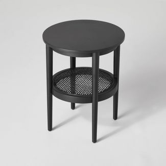 Round Wood & Cane Accent Table - Hearth & Hand™ with Magnolia | Target