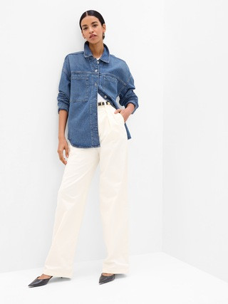 Denim Utility Shirt Jacket with Washwell | Gap (US)