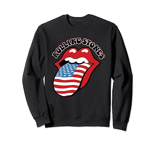 The Rolling Stones USA Tongue Sweatshirt | Amazon (US)