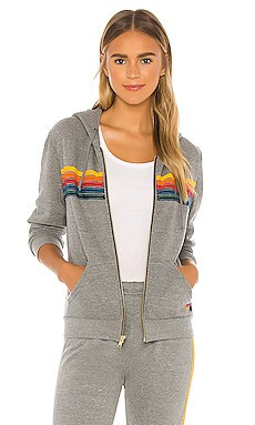 5 Stripe Zip Hoodie
                    
                    Aviator Nation | Revolve Clothing (Global)