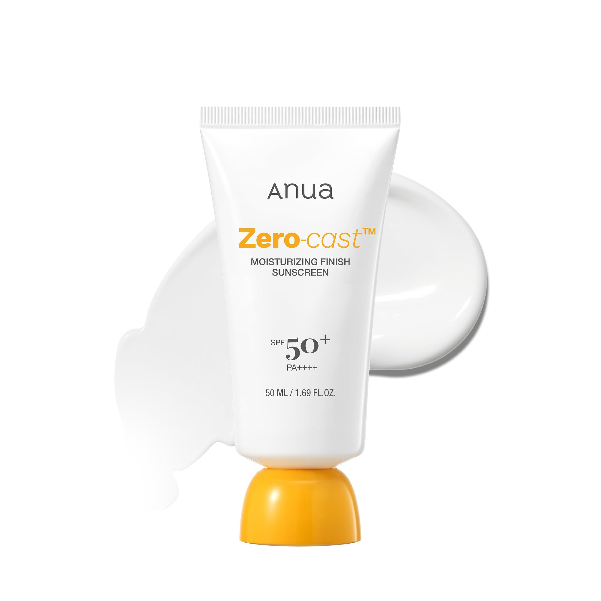 Anua Zero-Cast Moisturizing Finish Sunscreen,SPF 50, Glow Natural Sunscreen,No White cast, Hyalur... | Amazon (US)