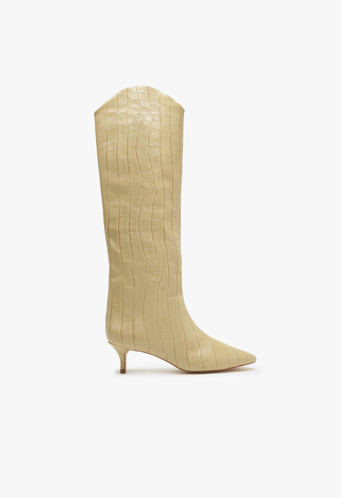 Maryana Lo Crocodile-Embossed Leather Boot | Schutz (US)