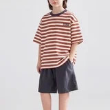 WAYUTE Boys T Shirts Short Sleeve Crewneck Striped Graphic Tee Shirt for Toddler Kids Versatile C... | Walmart (US)