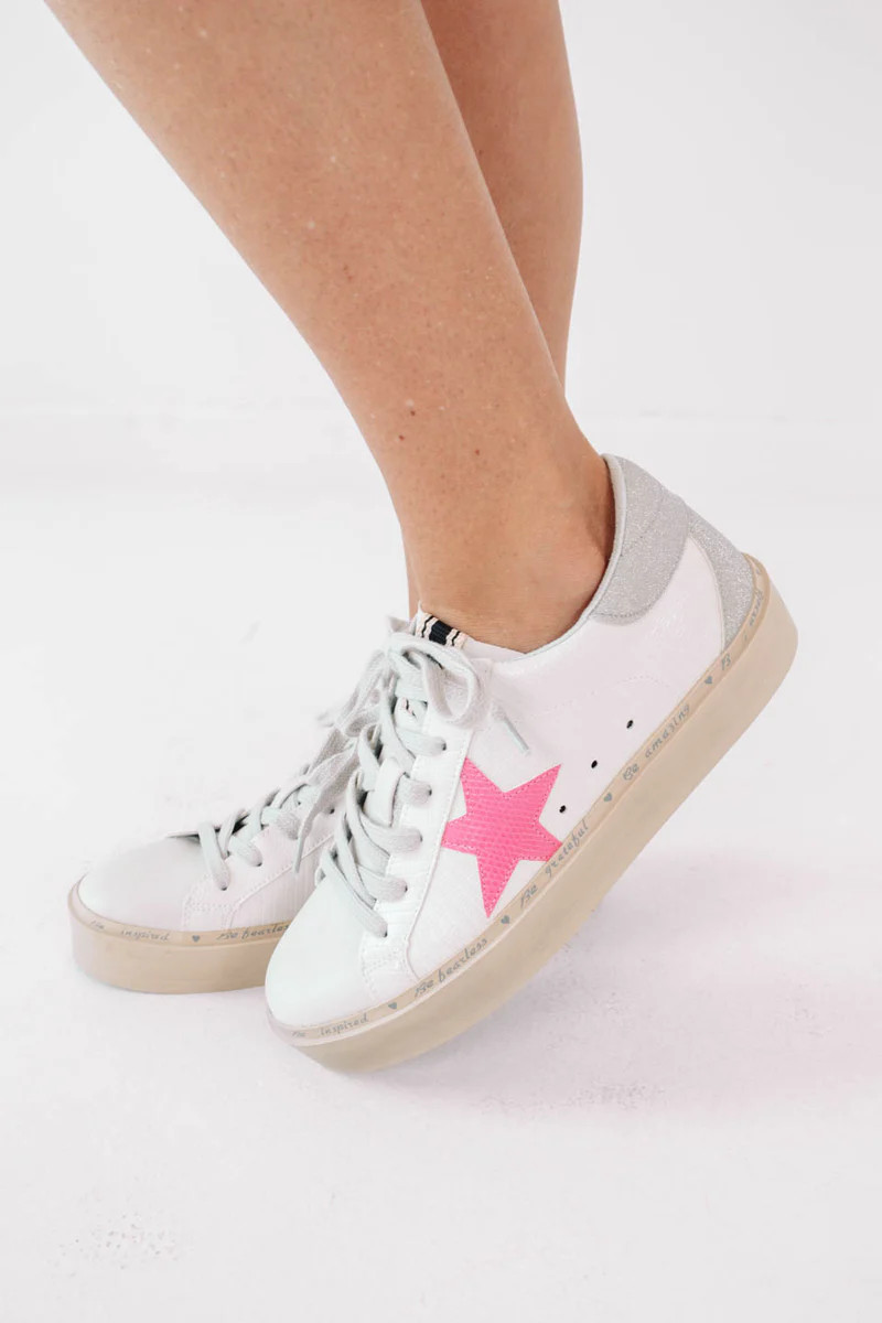 Reba Sneakers - Bone Lizard | The Impeccable Pig