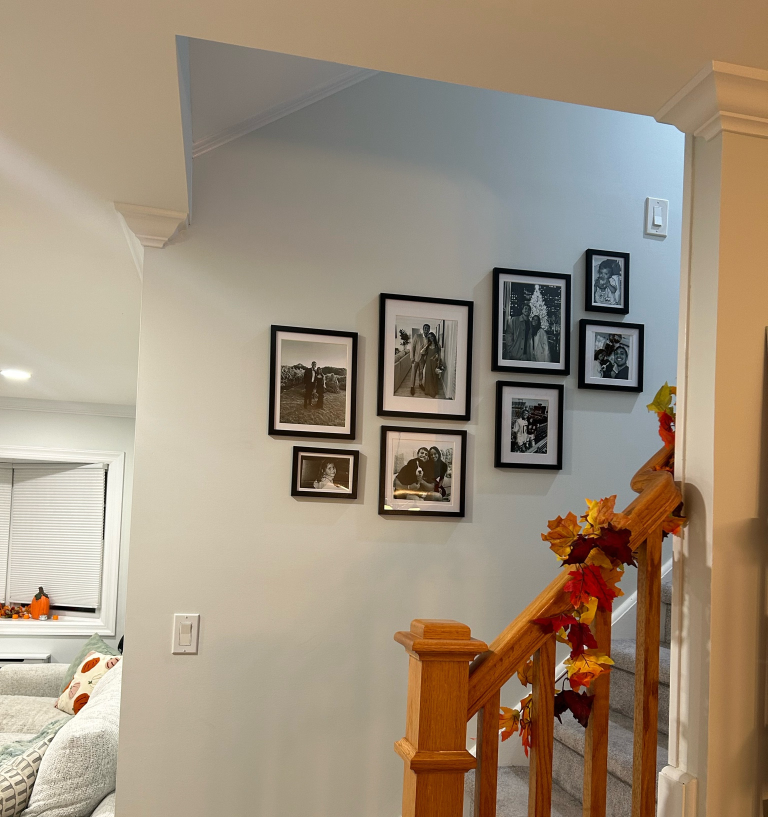 Love a classy black & white picture wall! 

#LTKHome #LTKFamily #LTKStyleTip