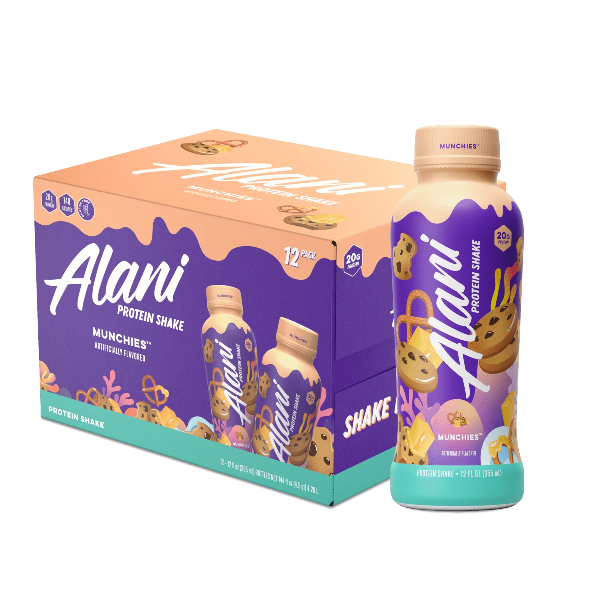 Alani Nu Protein Shake, Ready to Drink, Naturally Flavored, Gluten Free, Only 140 Calories with 2... | Amazon (US)