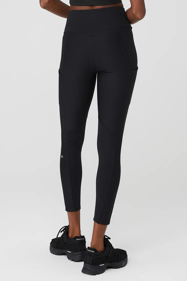 Ribbed Airlift High-Waist 7/8 Enchanted Legging | Alo Yoga (US)