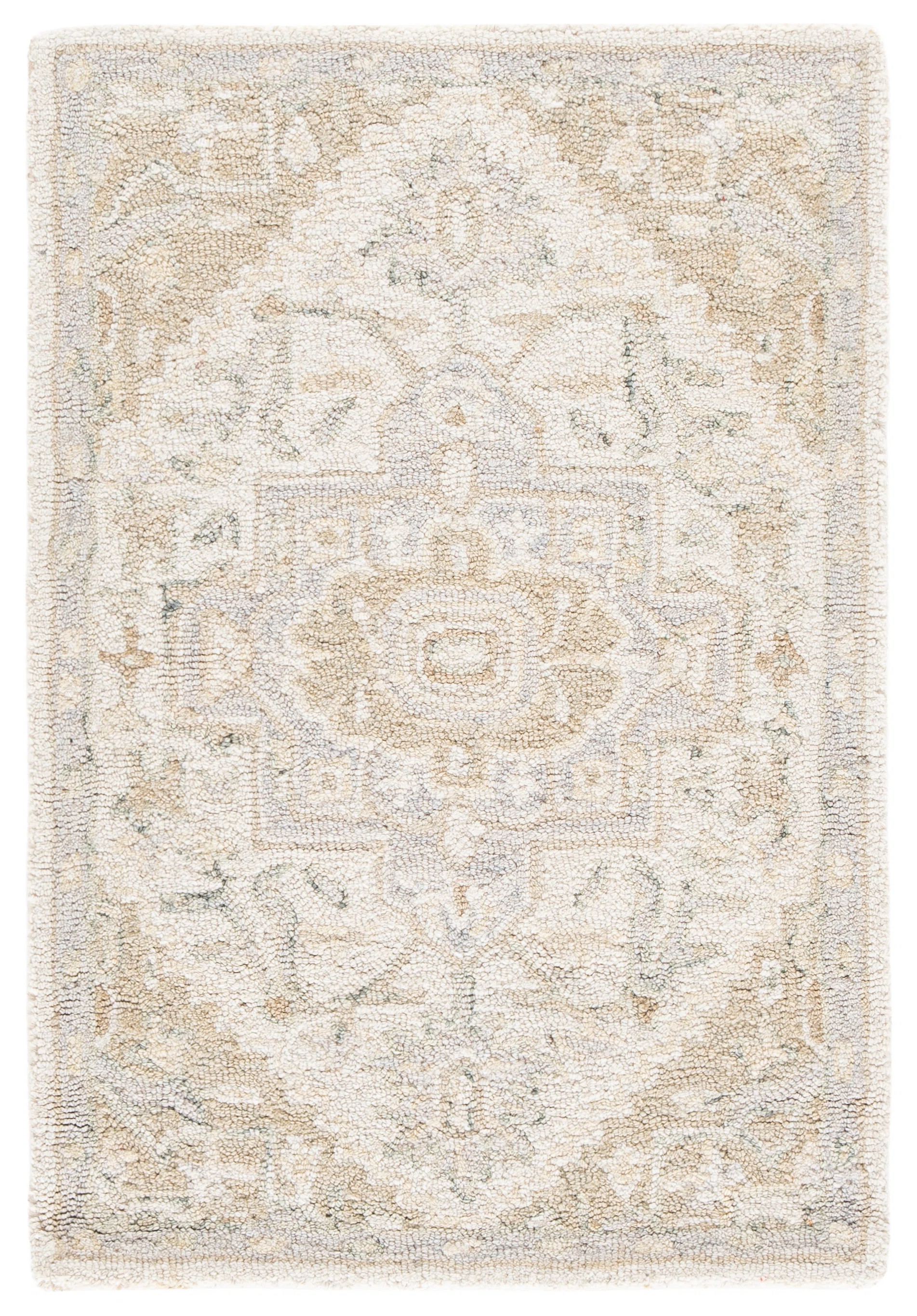 Barden Oriental Handmade Flatweave Wool Ivory/Beige Area Rug | Wayfair North America