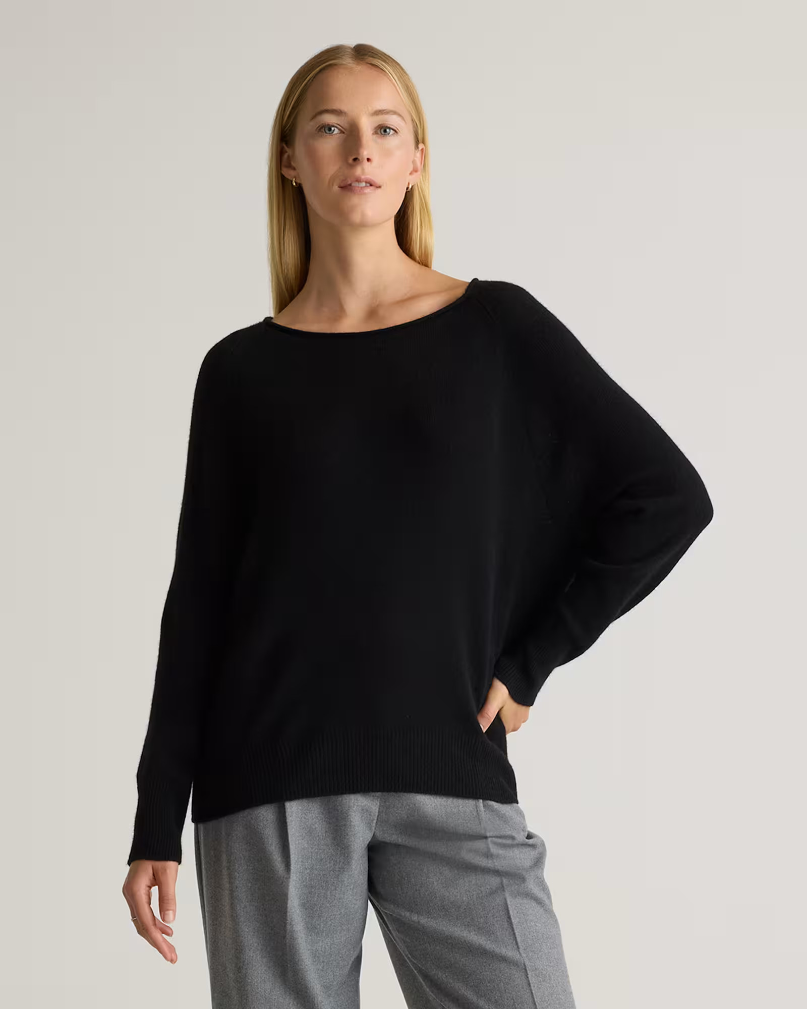 Mongolian Cashmere Boatneck Sweater | Quince