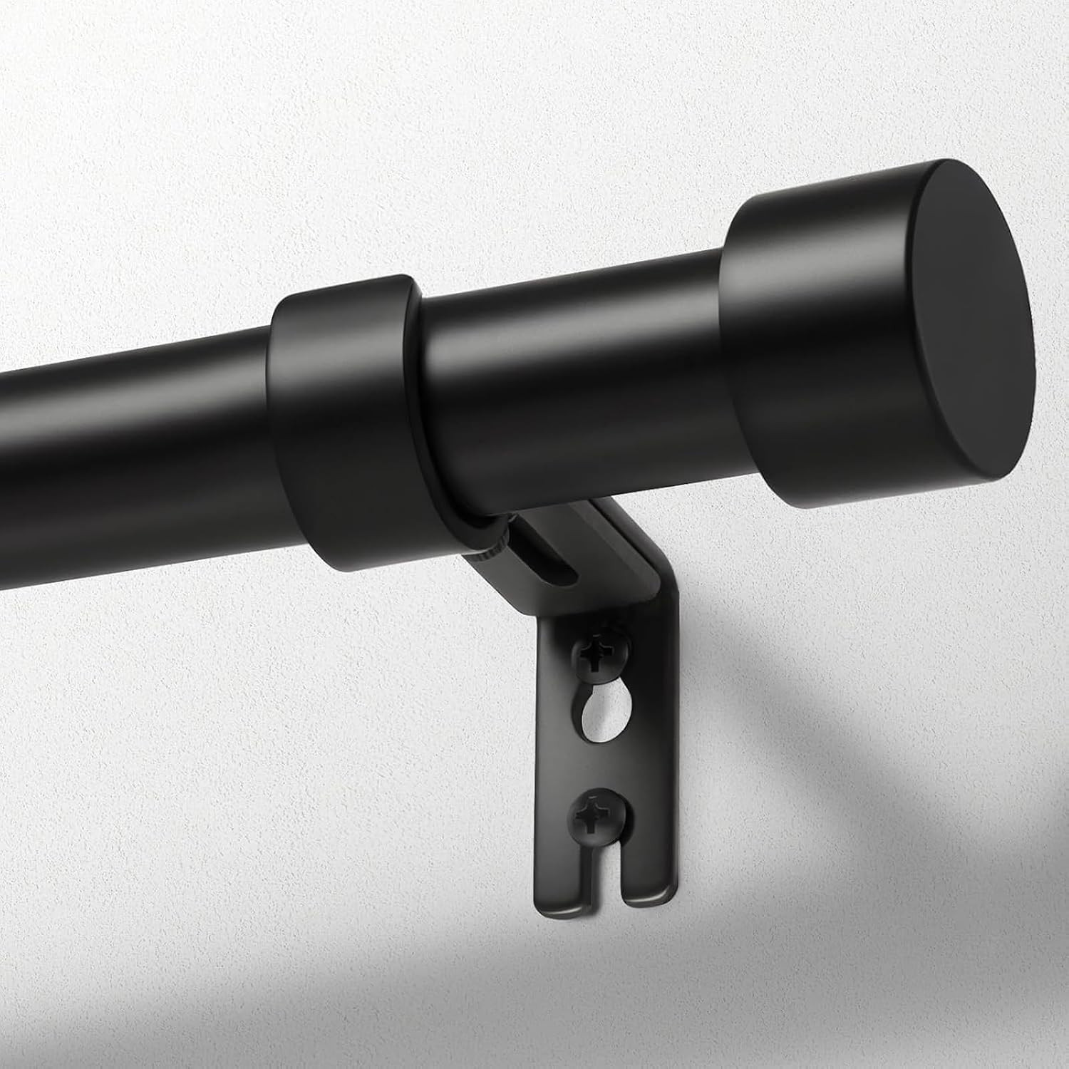 Curtain Rods for Windows 32 to 240 Inch, Black Curtain Rod | Amazon (US)