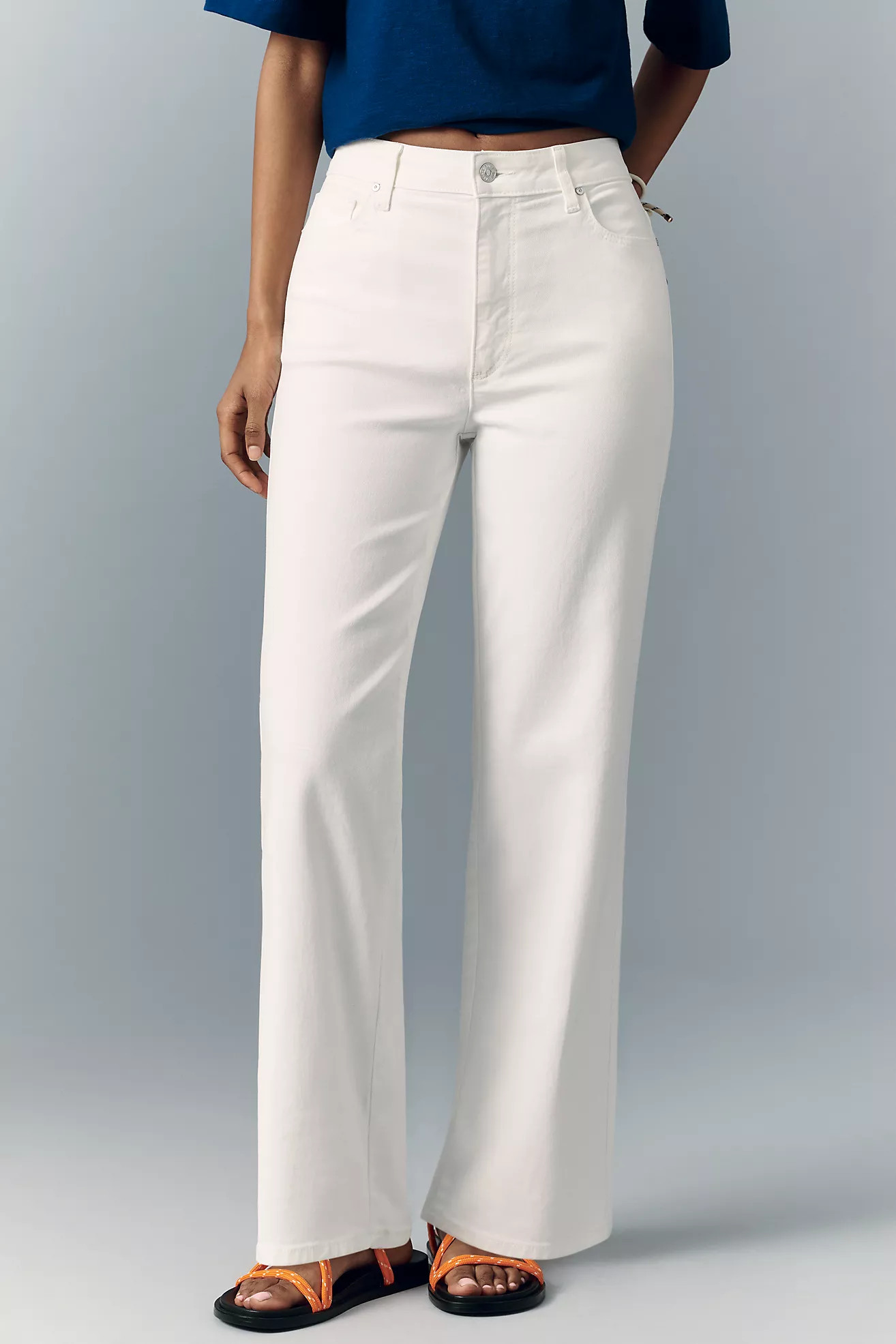 PAIGE Anessa High-Rise Straight-Leg Jeans | Anthropologie (US)