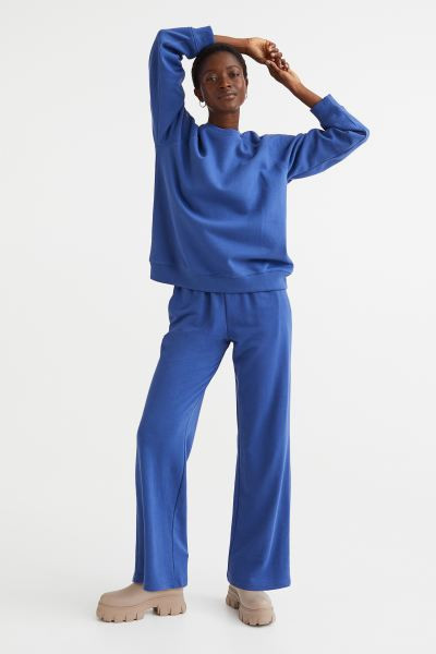 Straight-cut Sweatpants - Beige - Ladies | H&M US | H&M (US + CA)